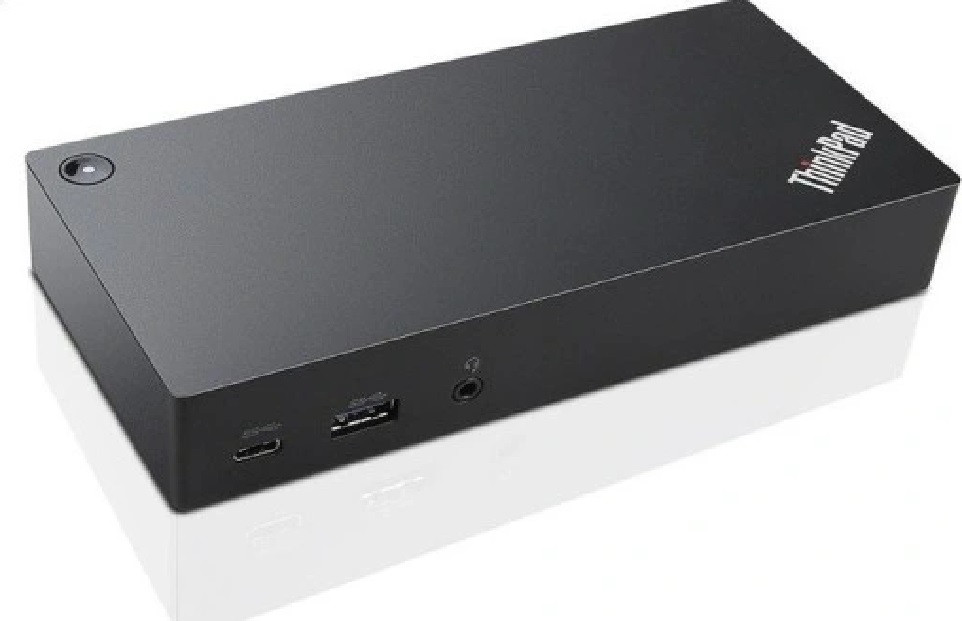 Док-станція Lenovo DK1633 ThinkPad USB-C Dock 40A9 без БЖ чорна бв