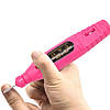 Фрезер для манікюру та педикюру 20000 об/хв, Рожевий / Апарат манікюрний / Фрезер-ручка для нігтів, фото 6