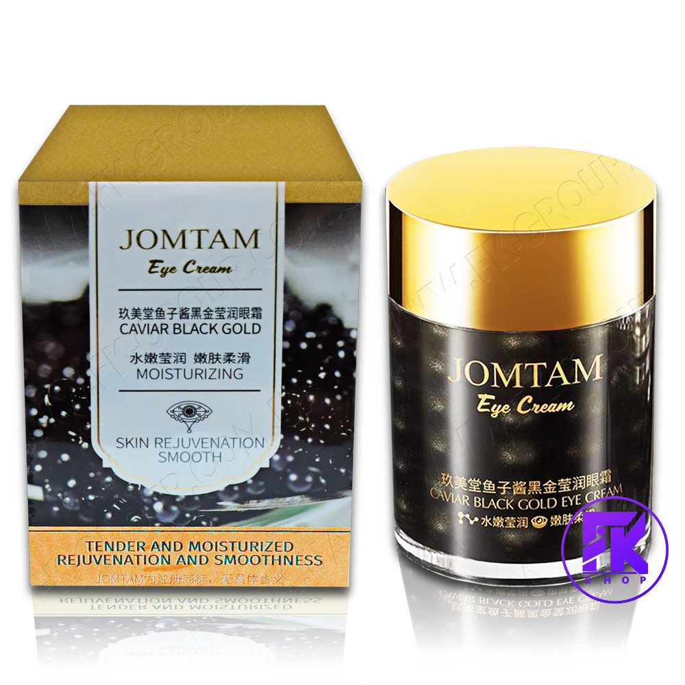 Крем для шкіри навколо очей Jomtam Caviar Black Gold Eye Cream, з екстрактом чорної ікри, 60 г