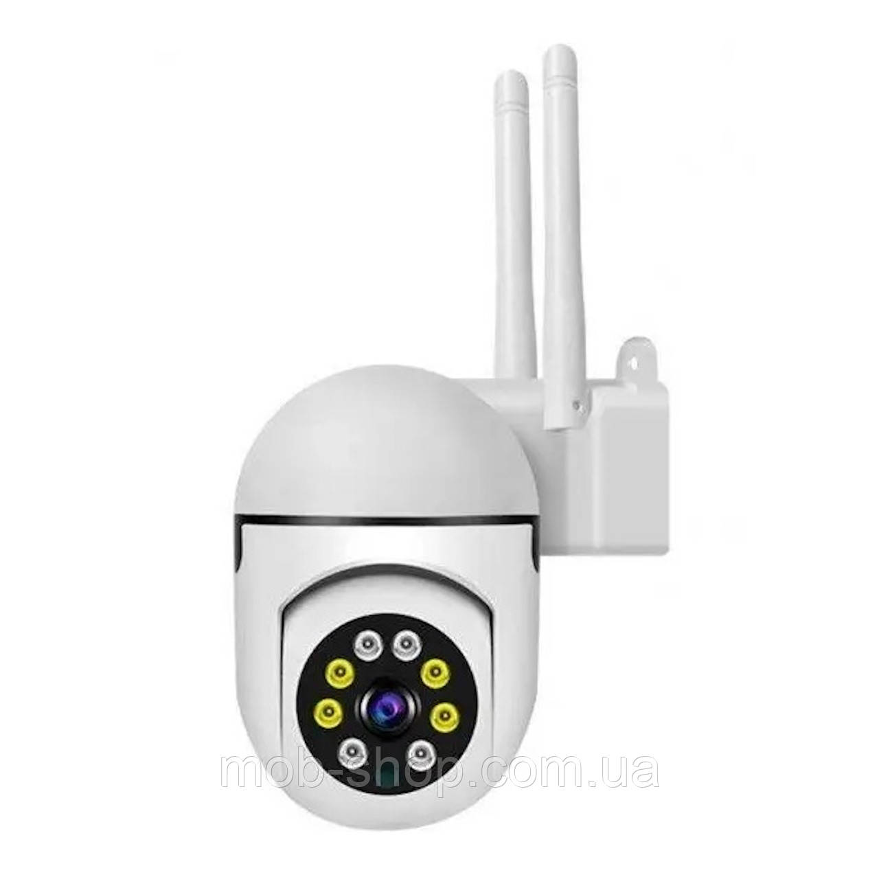 IP WiFi Поворотна камера спостереження PTZ-A1 2Mp для охорони v380pro + блок живлення