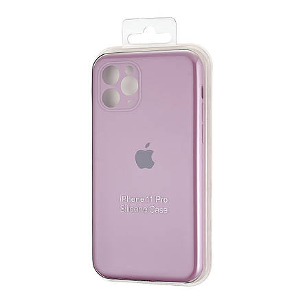 Чохол Silicone Case Square Protected Camera iPhone 11 Pro Grape (36), фото 3