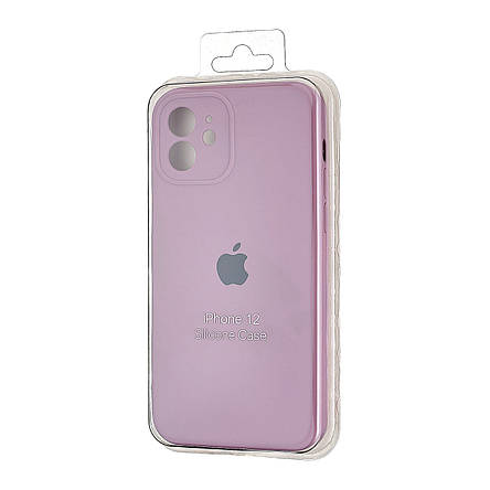 Чохол Silicone Case Square Protected Camera iPhone 12 Grape (36), фото 3