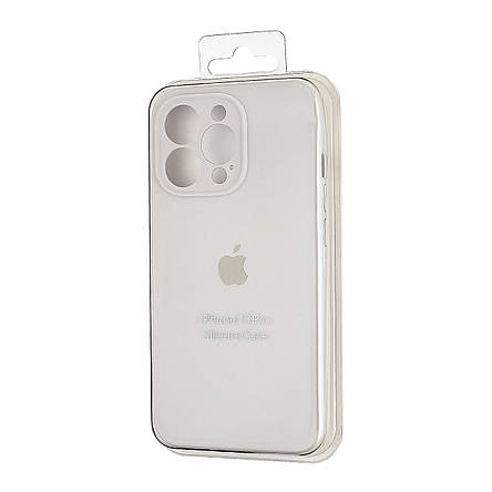 Чохол Silicone Case Square Protected Camera iPhone 13 Pro Rock Ash (9), фото 3