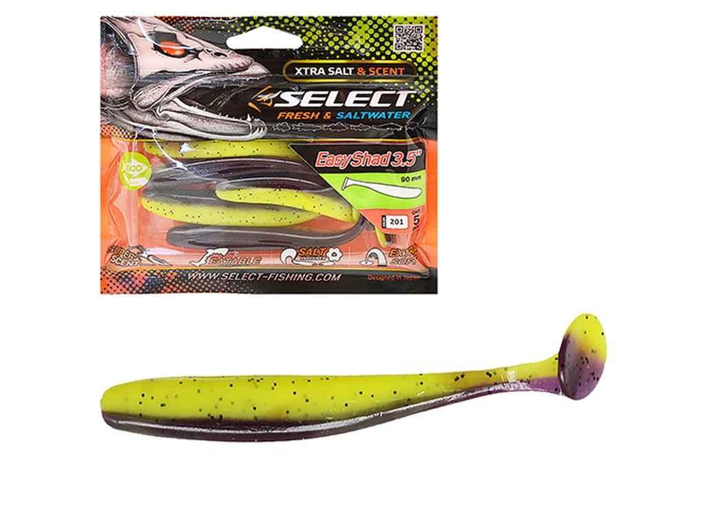 Приманка силікон Easy Shad 3.5 col.201 5шт/уп G2427 ТМ SELECT FG