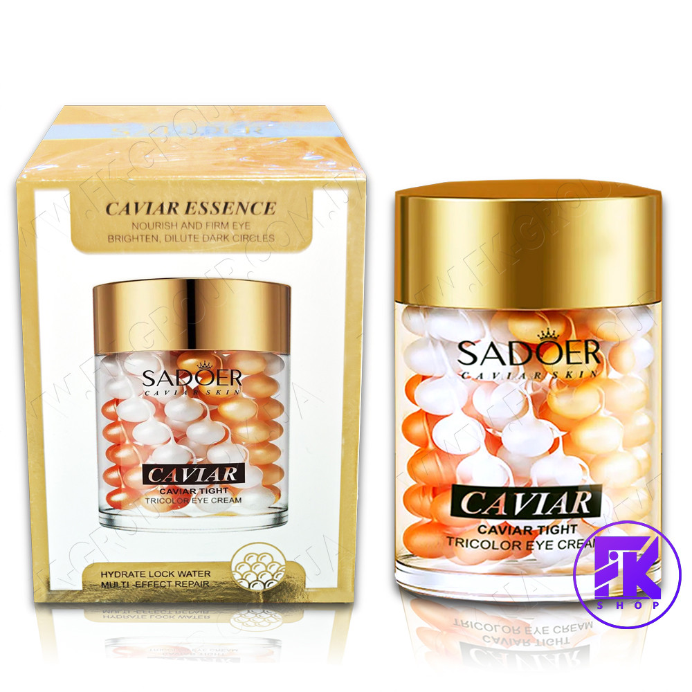 Крем для шкіри навколо очей із екстрактом ікри Sadoer Caviar, 60г, фото 1