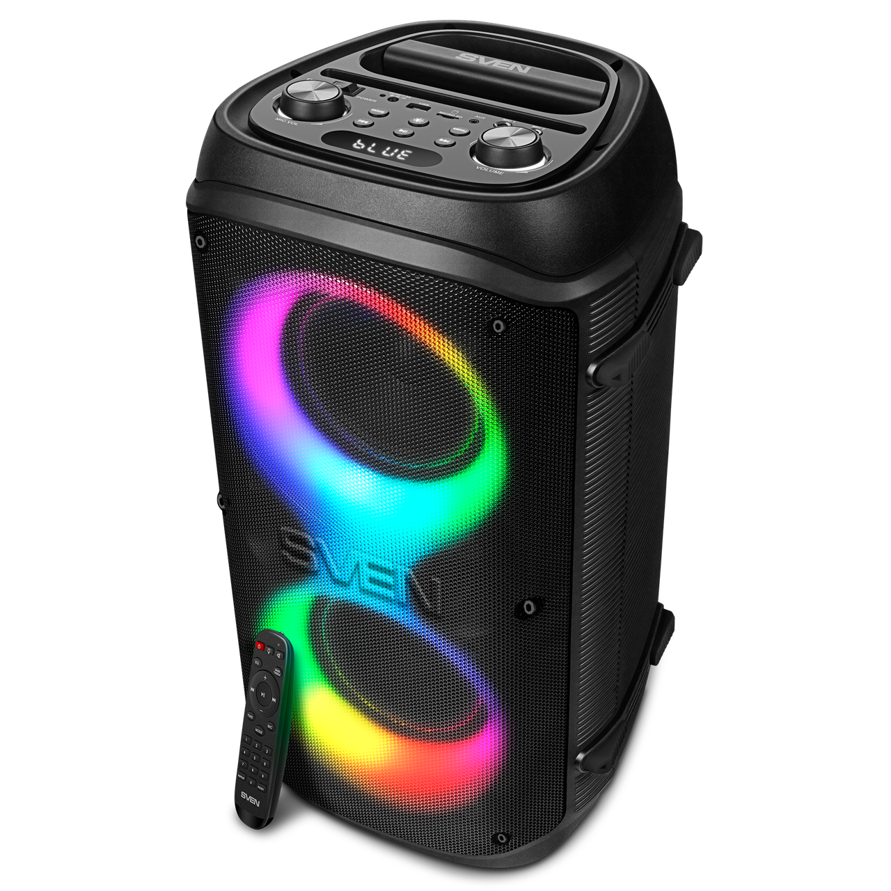 Акустична система SVEN PS-800 Black (100Вт, TWS, bluetooth, підсвітка, караоке,FM )