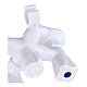 Змішувач для ванни Plamix Omega-140 Euro White (без шланга та лійки) (PM0648), фото 4