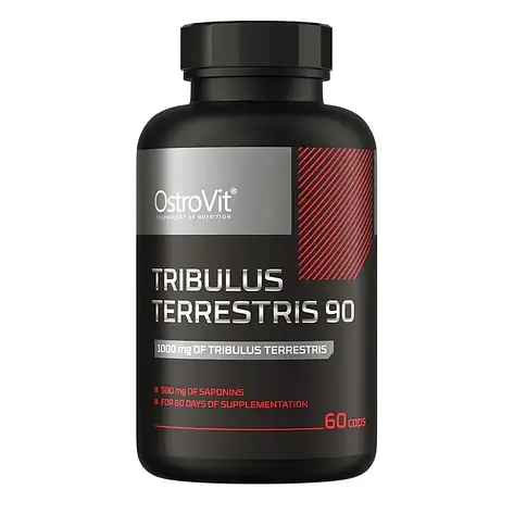 Екстракт Трибулуса OstroVit Tribulus Terrestris 90% 1000 мг 60 капс Польща, фото 1