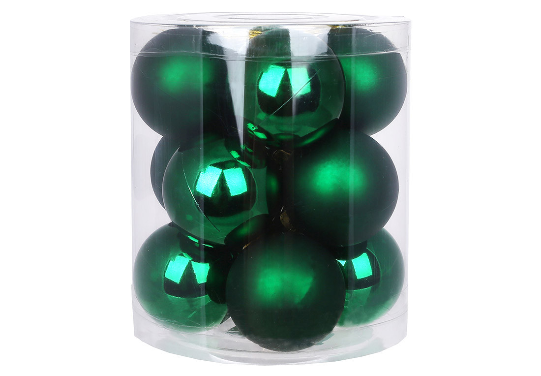 Набір куль пласт. в кор-ці 4см 12шт зелений №47-120/Bonadi/(72), фото 1