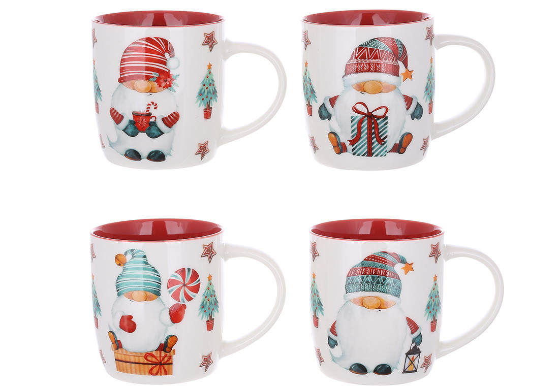 Чашка керам. 350 мл "Гноміки" 4 різновиди NoB04-014/Bonadi/(12)(36), фото 1