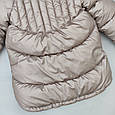Зимова підліткова куртка пальто зимовий пуховик для дівчинки підлітка на 128-146 роки "Еліс" на флісі дитяча 140-146, фото 10