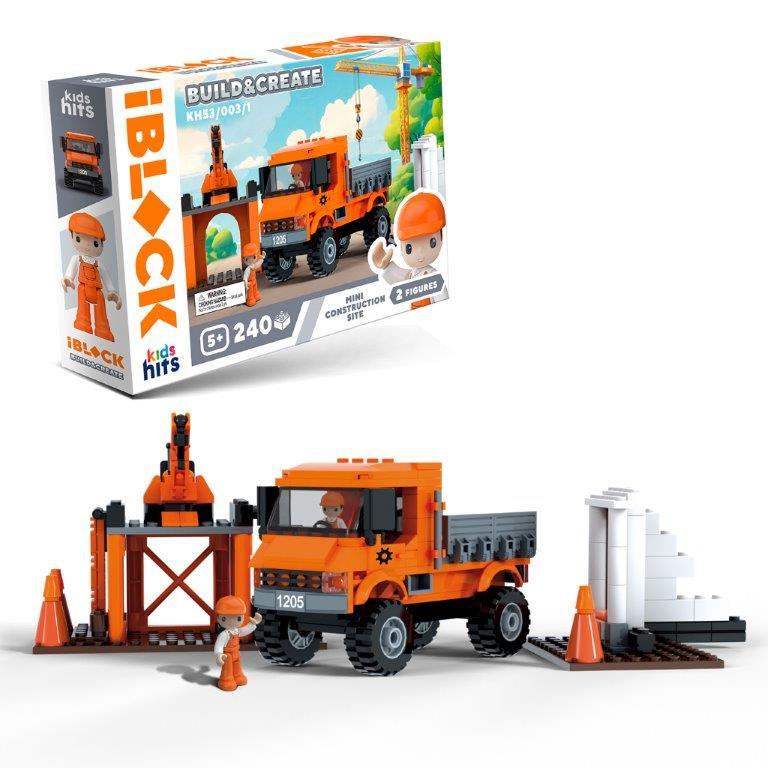 Конструктор Kids hits IBLOCK JUNIOR арт. KH53/003/1    240дет, короб. 32*5*21,5см