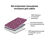 Багаторазова пелюшка для собак AquaStop арт. 40, розмір 150х200 см, фото 3