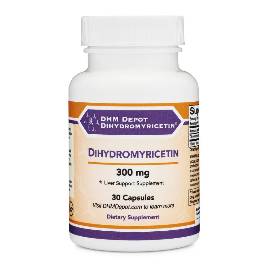 Double Wood Dihydromyricetin DHM / Дигідромирицетин зниження рівня алкогольної інтоксикації 30 капсул