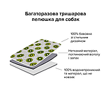 Багаторазова пелюшка для собак AquaStop арт. 61, розмір 40х60 см, фото 3