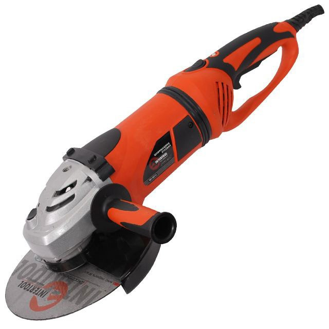 Шліфмашина кутова STORM, 2600 Вт, 230 мм, 6000 об./хв, датчик зносу щіток, INTERTOOL WT-0216
