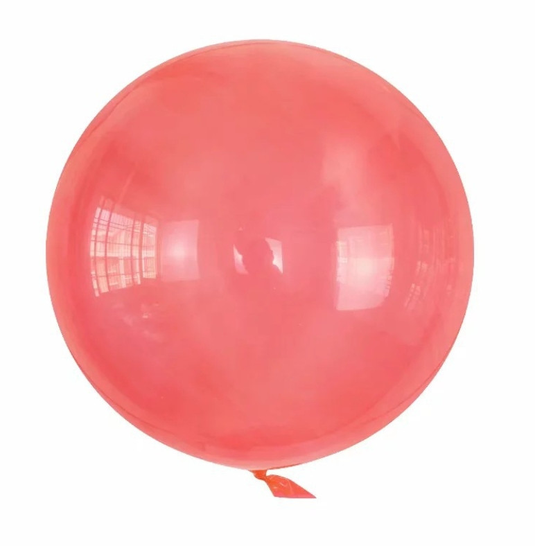 Повітряна куля bubbles червоний 45 см