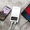 Повербанк 30 000 mAh TITANUM OL03 22.5W White (Portable charger, Micro USB, USB-C, 2xUSB-A), фото 5