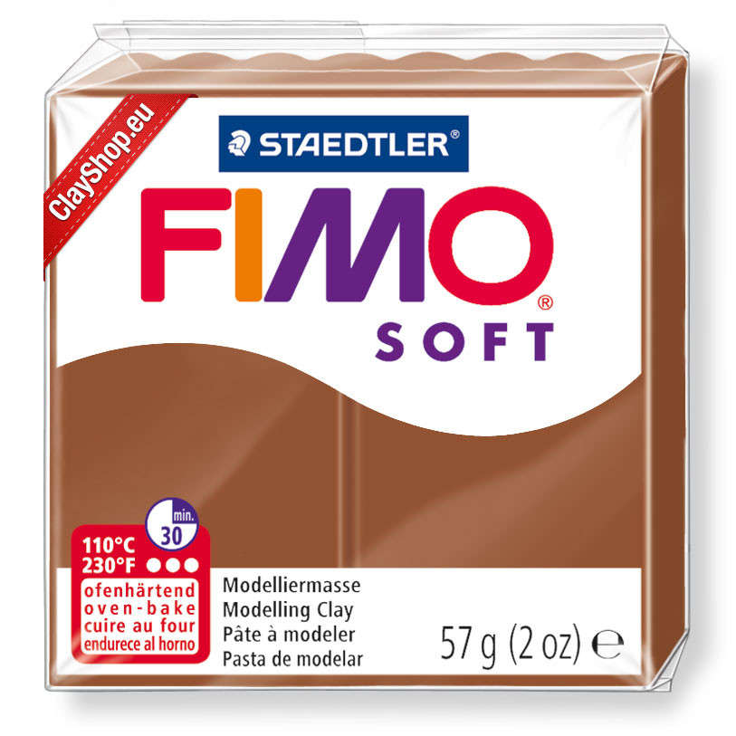 Полімерна глина пластику Фімо Софт Fimo Soft карамель 7 - 56гр