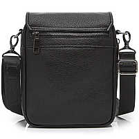 Чоловіча шкіряна сумка через плече Tiding Bag TM-36922 чорна, фото 10
