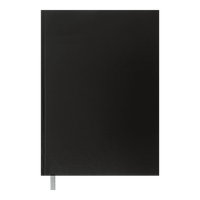 Ділова книга А4 144арк клітинкаBUROMAX OPTIMAL офсет, чорна, бум вініл