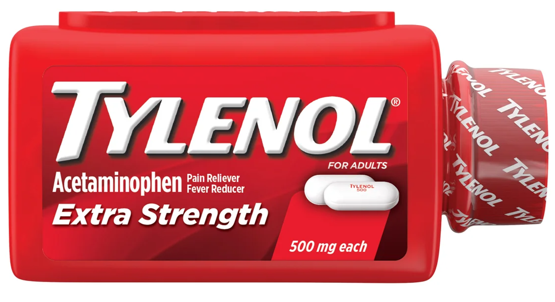 Tylenol Extra Streng Acetaminophen 500 мг, 325 капсул