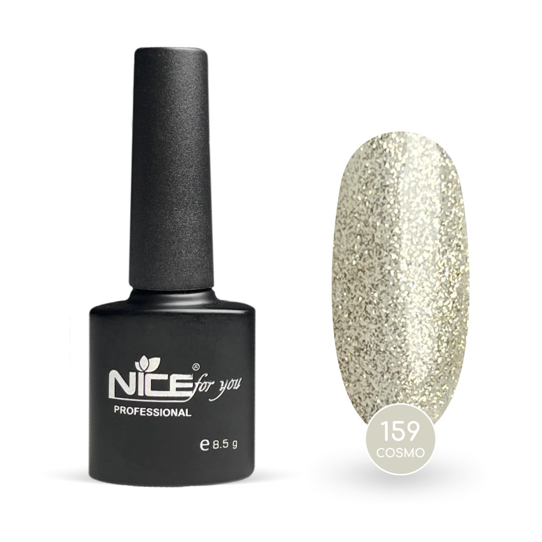 Гель-лак Nice for you Cosmo Basic №159 Сріблястий 8.5 г