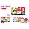 Інтерактивний будиночок My Sweet Home з меблями персонажами Ляльковий іграшковий дім фігурки сім'ї підсвічування звук, фото 2