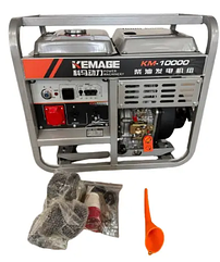 Генератор дизельний KEMAGE KM-10000 7.5/8.0кВт 220/380V
