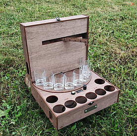 Автоматичний наливатор для напоїв "Наливатор" для 4, 6, 8, 10, 12 чарок. 8