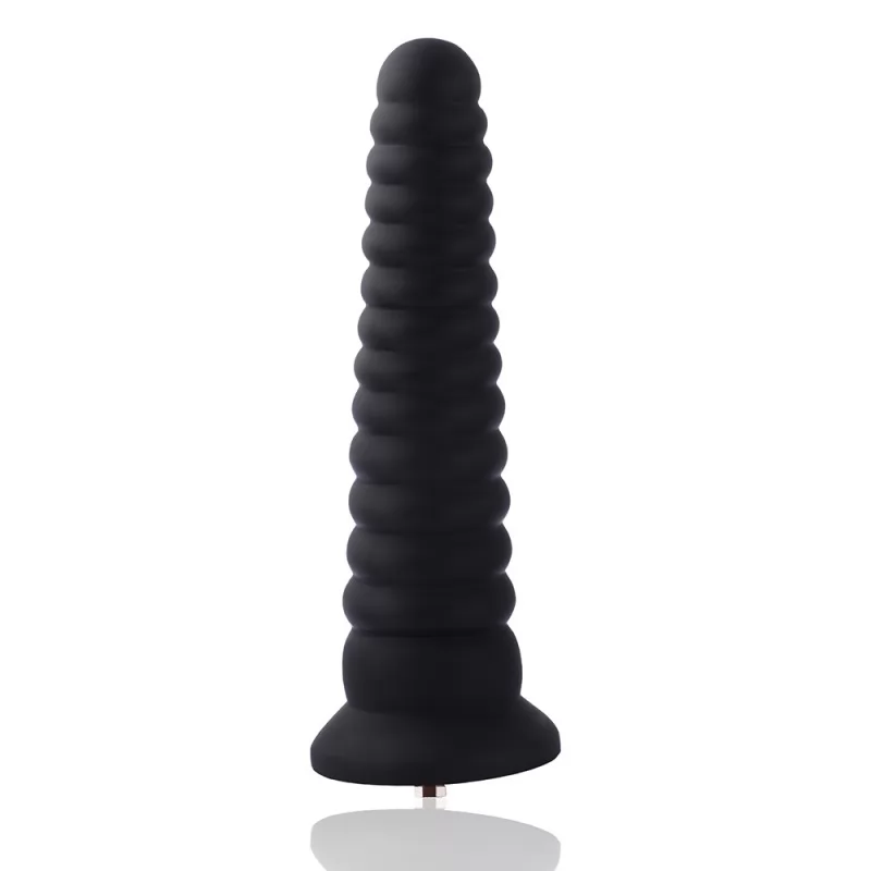 Анальний ділдо у формі вежі для секс-машин Hismith Tower shape Anal Toy, система KlicLok, 25,5х6,2 см., фото 1