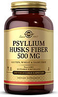 Клітковина з насіння подорожника Solgar, Psyllium Husks Fiber, 500 мг, 200 капсул