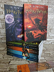 Набір 7 книг Harry Potter (Гаррі Поттер) Дж. Роулінг, англійською мовою Бестселлер На подарунок, м'яка обкладинка