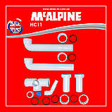 Під'єднання для подвійної кухонної мийки без зливів 1 1/2х1 1/2 з під'єднанням до пральної машини HC11 McALPINE, фото 5