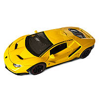 Машинка металева Lamborghini LP 770-4 АвтоЕксперт Ламборгіні жовта світло звук відкр двері багажник капот 20*8*5 см (GT-01260), фото 4