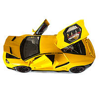 Машинка металева Lamborghini LP 770-4 АвтоЕксперт Ламборгіні жовта світло звук відкр двері багажник капот 20*8*5 см (GT-01260), фото 9