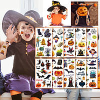 Набір тату Хелловін 10 аркушів (Частина 1)