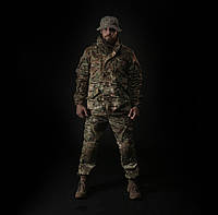 Костюм тактичний демісезон Горка 5 мультикам з налокітниками та наколінниками