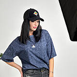 Зручна жіноча футболка оверсайз у принт мікі якісна турецька футболка варенка повсякденна на літо, фото 8