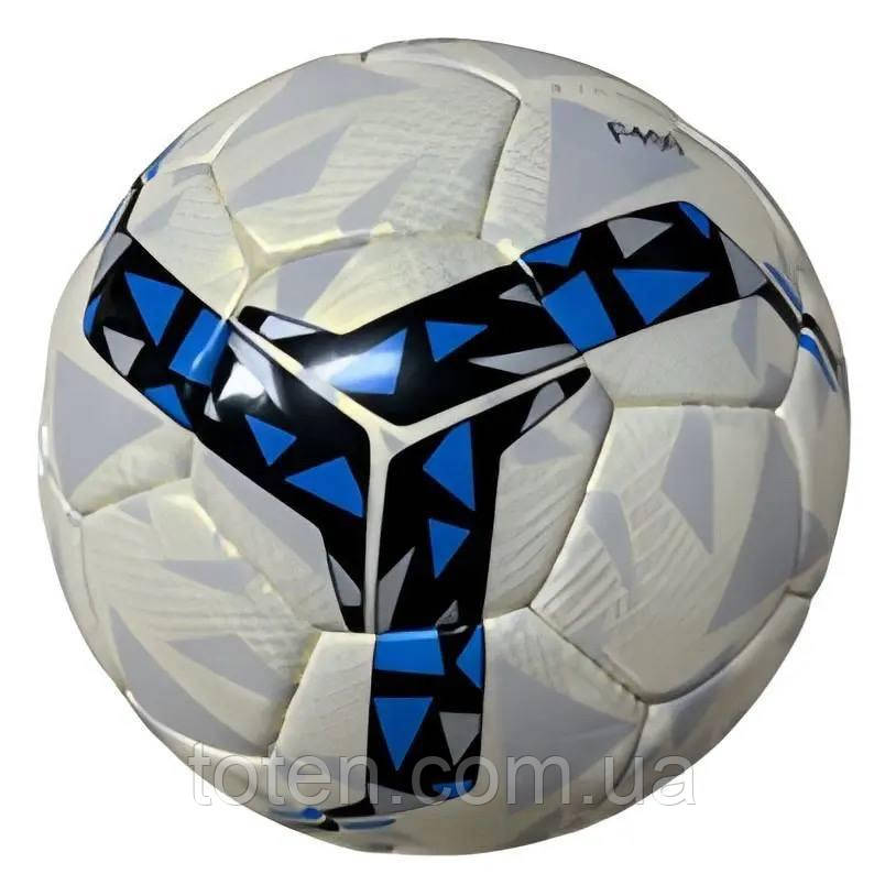 М'яч футбольний для дітей та дорослих Size 5, CZST-043-blue PVC топ, фото 1