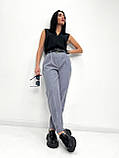 Стильні вкорочені штани звужені до низу жіночі штани щоденні прямі класика штани короткі жіночі, фото 8