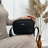 Стильна жіноча сумка маленька крос боді з плечовим ременем міні сумка через плече сумка клатч з екошкіри, фото 9