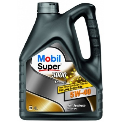 Моторное масло Mobil Super 3000x1 Diesel 5W40 4L - фото 1 - id-p446126347