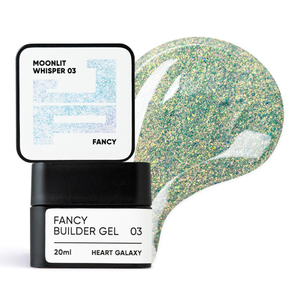 Гель для нігтів з ефектом хамелеону Jerden Proff Fancy Builder Gel №03 Moonlit Whisper 20 мл, фото 1