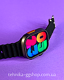 Смартгодинник Smart Watch ULTRA 2 AMOLED 49 мм + з ремінцями силіконовим і металевим, фото 7