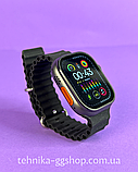 Смартгодинник Smart Watch ULTRA 2 AMOLED 49 мм + з ремінцями силіконовим і металевим, фото 6