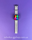 Смартгодинник Smart Watch ULTRA 2 AMOLED 49 мм + з ремінцями силіконовим і металевим, фото 8