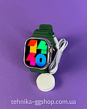 Смартгодинник Smart Watch ULTRA 2 AMOLED 49 мм Зелений + блок 5W для заряджання, фото 4