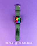 Смартгодинник Smart Watch ULTRA 2 AMOLED 49 мм Зелений + блок 5W для заряджання, фото 8