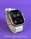 Смартгодинник Smart Watch ULTRA 2 AMOLED 49 мм + з ремінцями силіконовим і металевим, фото 5